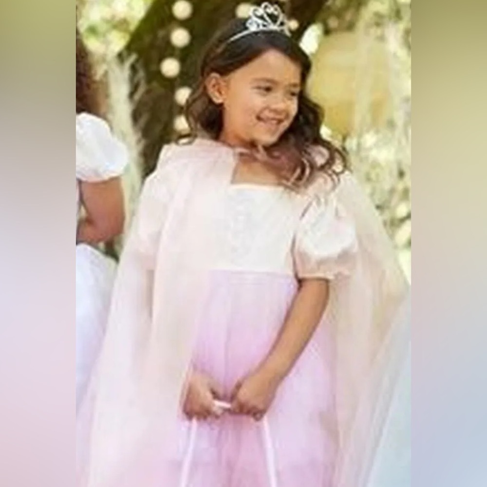 Pottery Barn Pink Princess Dress size 7/8 NWT - Picture 2 of 5